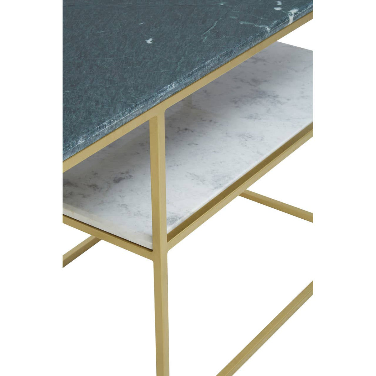 Nirvana Assorted Marble And Gold Frame Console Table.