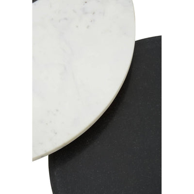 Noosa & Co. Living Nirvana Black And White Marble Side Table House of Isabella UK