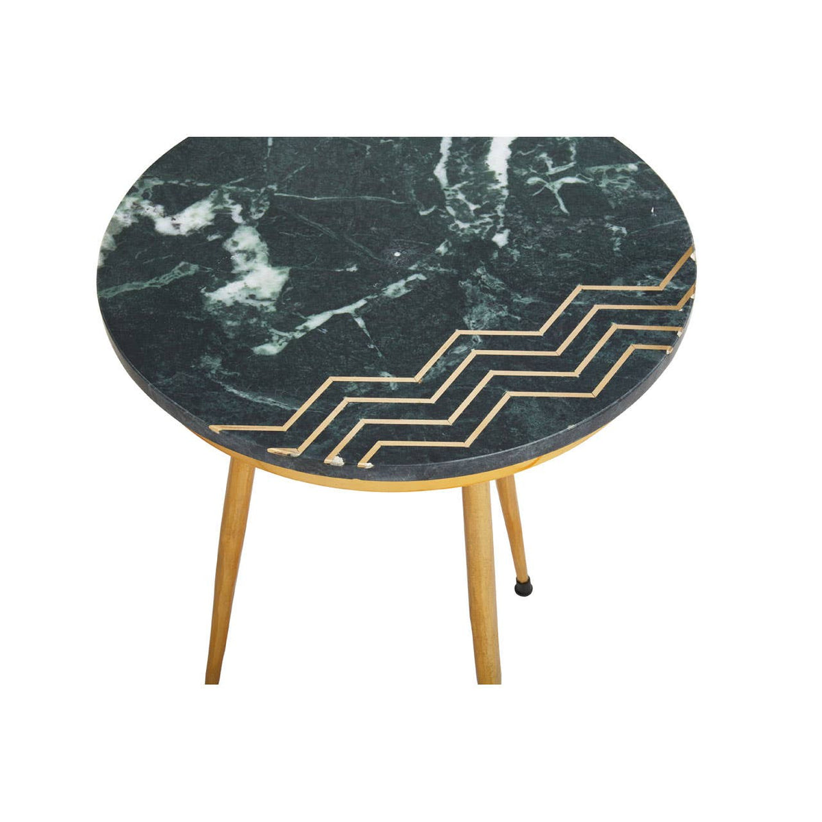Nirvana Green Marble Side Table.