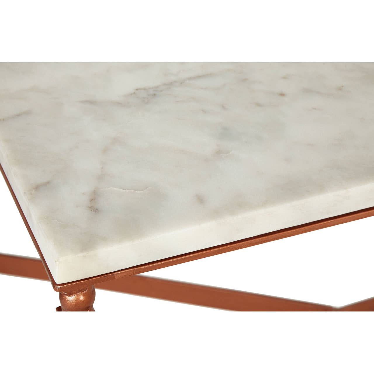 Noosa & Co. Living Nirvana White Marble Top Coffee Table House of Isabella UK