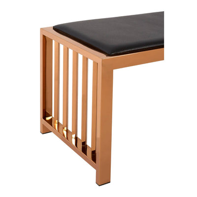 Noosa & Co. Living Novara Rose Gold Bench House of Isabella UK