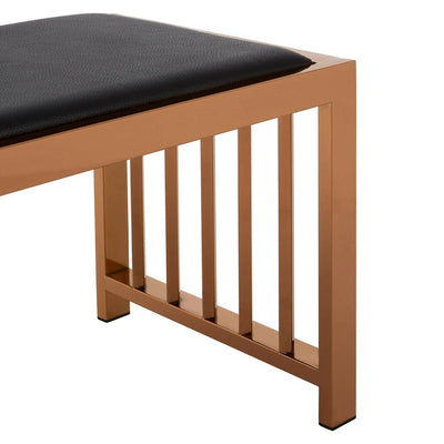 Noosa & Co. Living Novara Rose Gold Bench House of Isabella UK