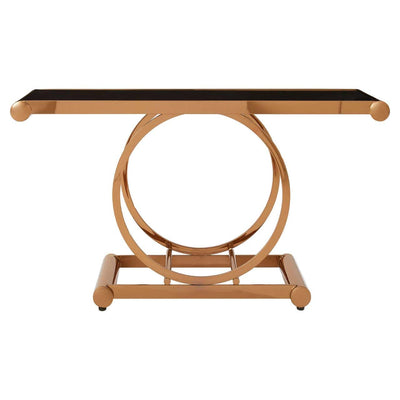 Noosa & Co. Living Novara Rose Gold Console Table House of Isabella UK