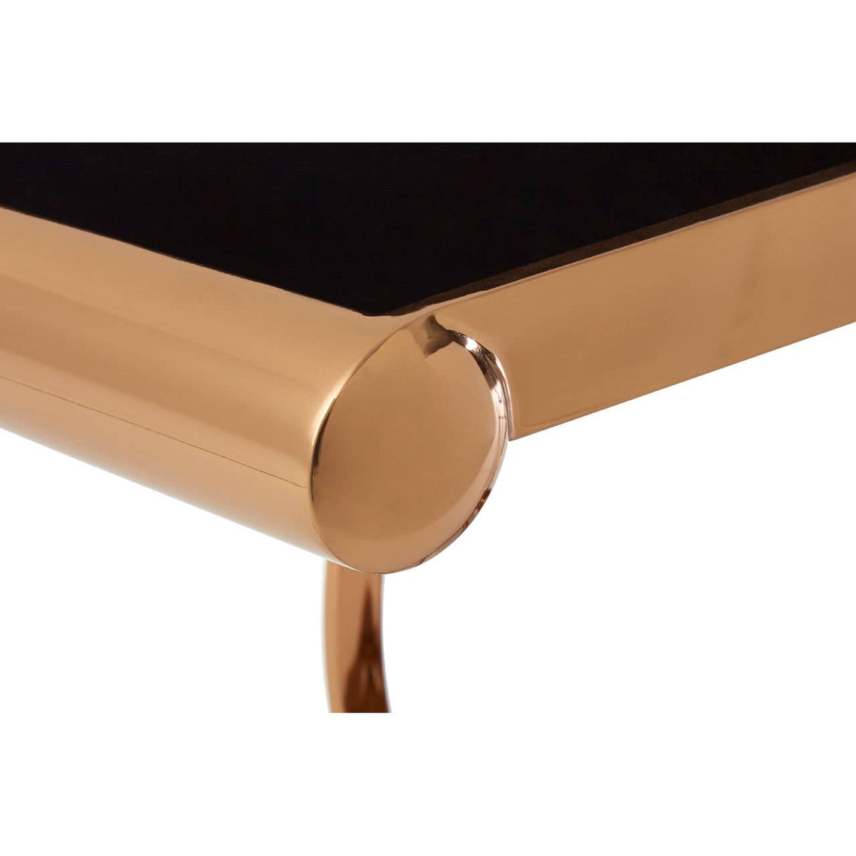 Novara Rose Gold Console Table.