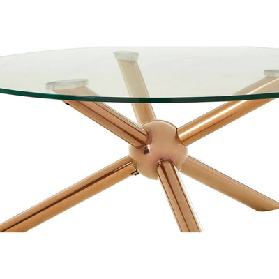 Noosa & Co. Living Novo Round Rose Gold Coffee Table House of Isabella UK