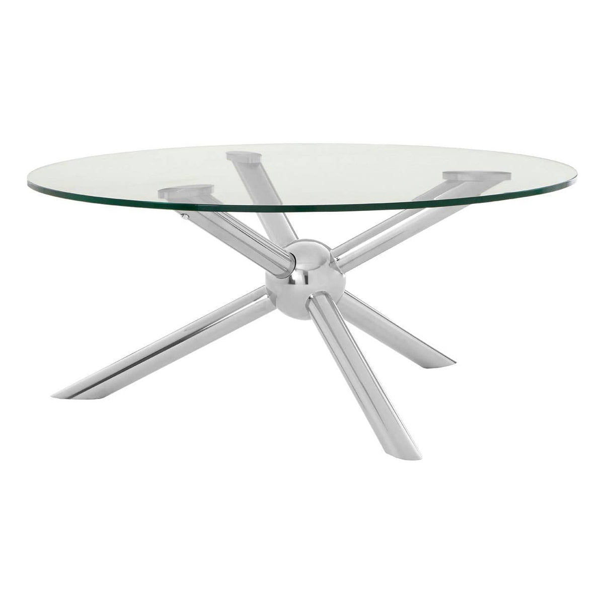 Novo Round Silver Coffee Table.