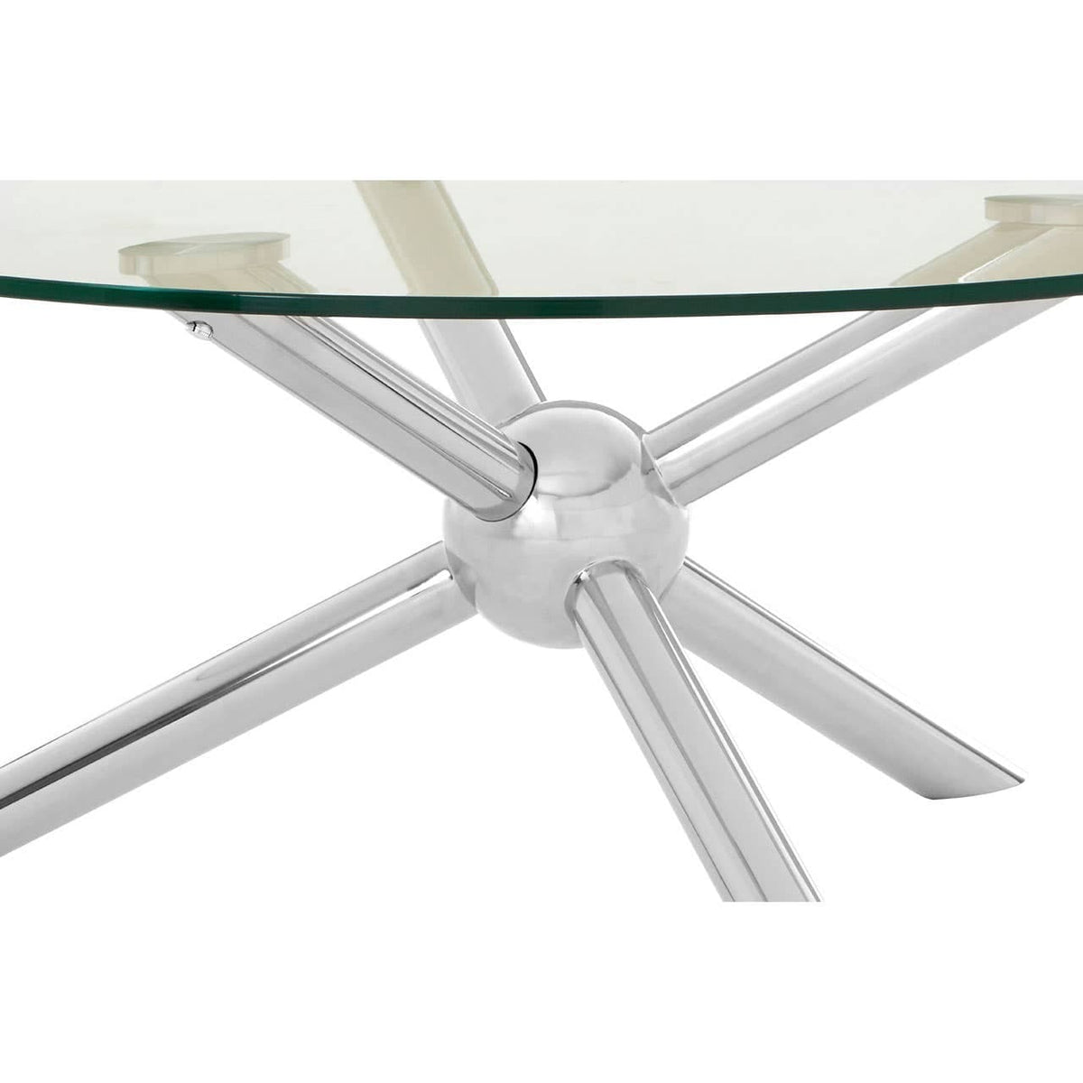 Novo Round Silver Coffee Table.