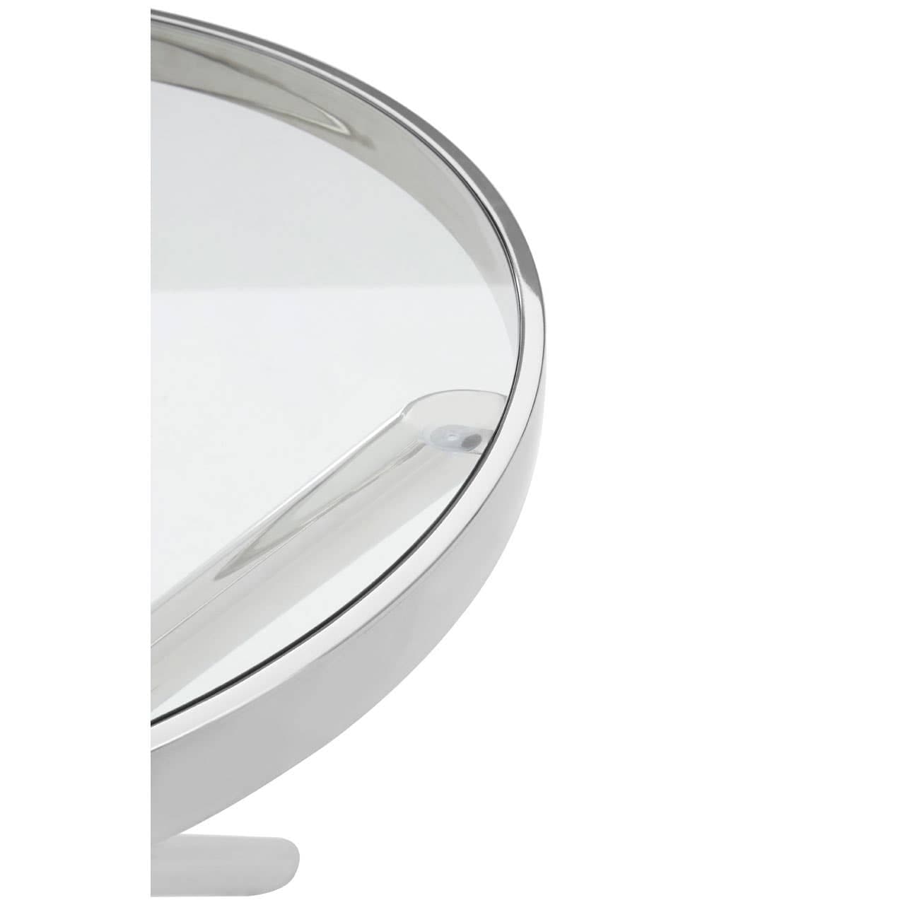 Noosa & Co. Living Novo Round Silver Side Table House of Isabella UK