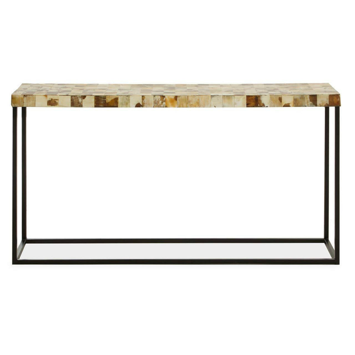 Obra Cream Shell Console Table.
