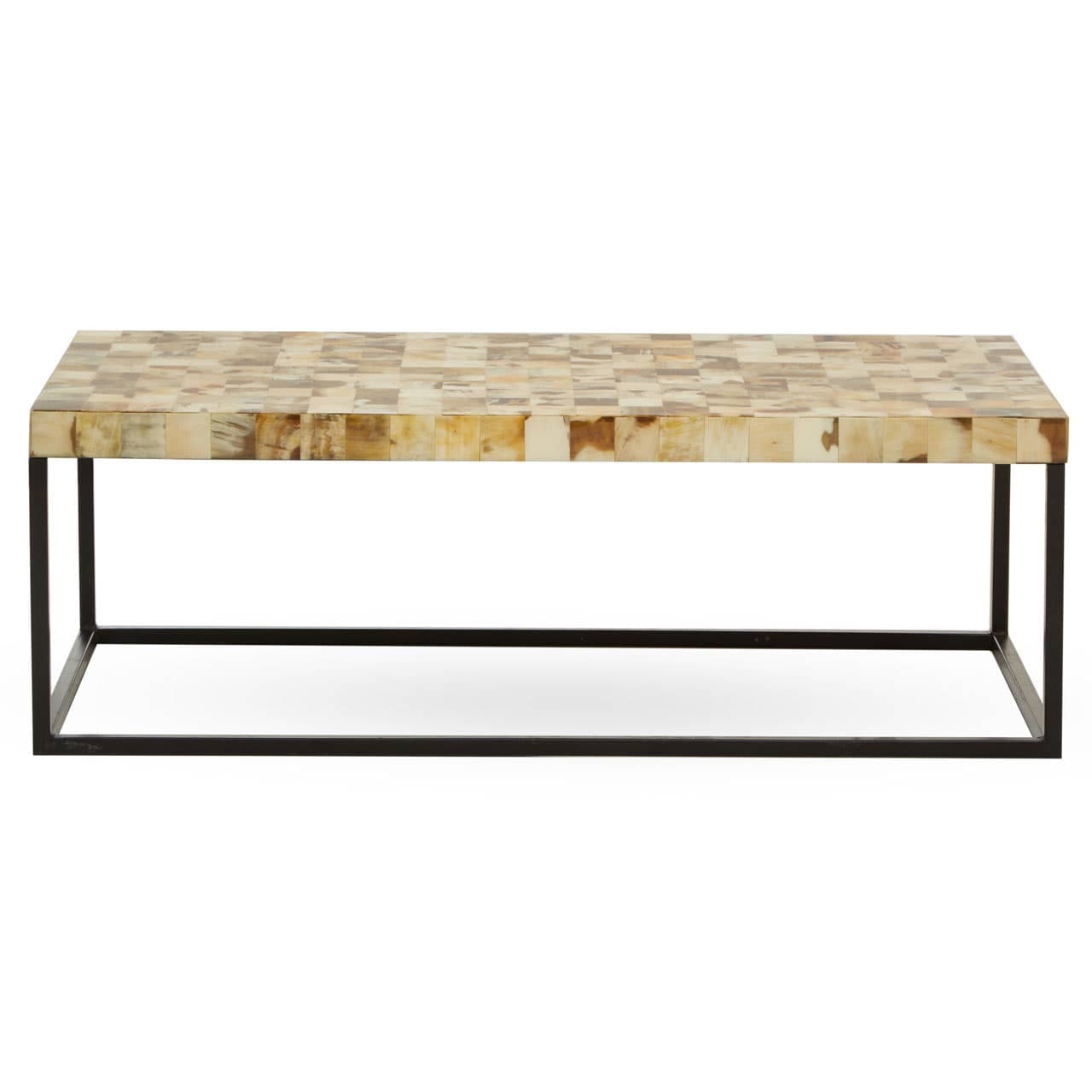 Noosa & Co. Living Obra Cream Shell Rectangle Coffee Table House of Isabella UK