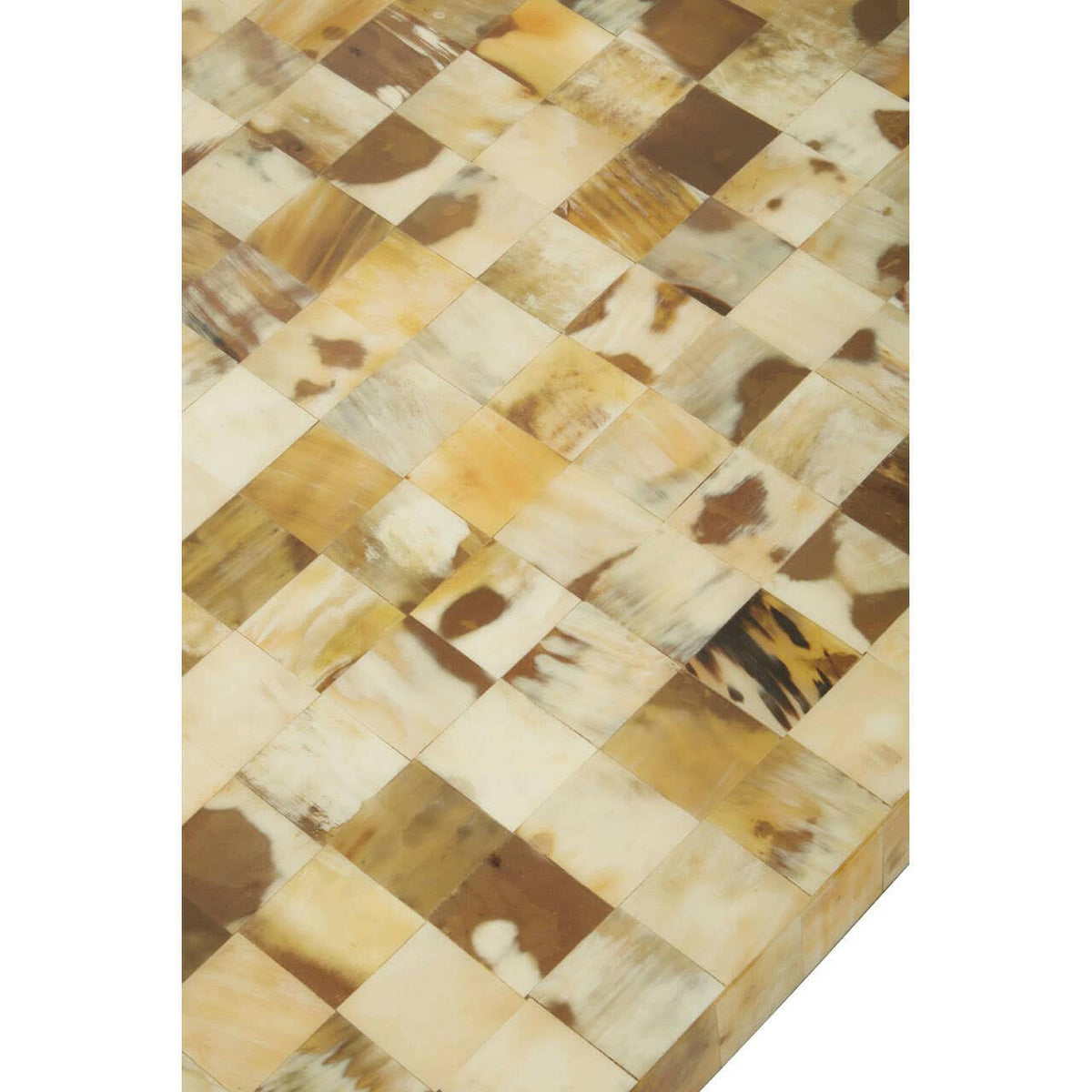 Obra Cream Shell Rectangle Coffee Table.