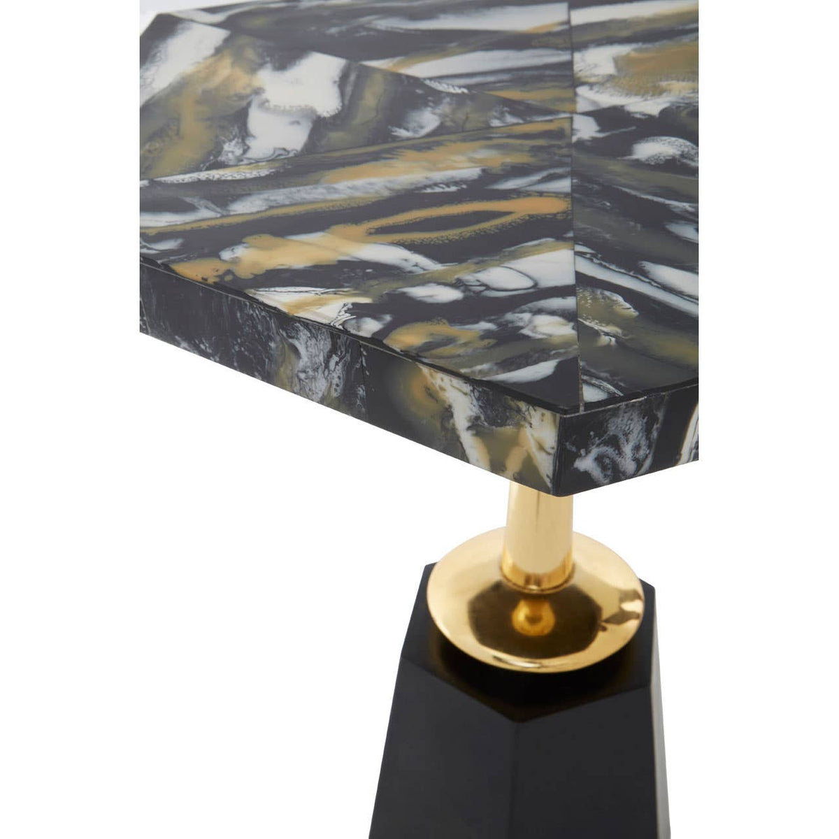 Odell Hexagonal Base Side Table.