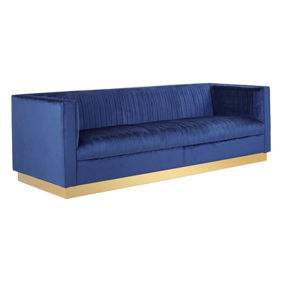 Noosa & Co. Living Opal 3 Seat Deep Blue Sofa House of Isabella UK