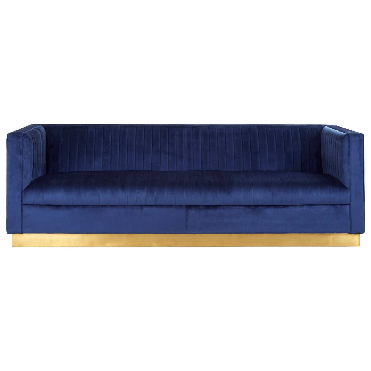 Noosa & Co. Living Opal 3 Seat Deep Blue Sofa House of Isabella UK