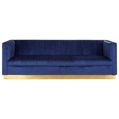 Noosa & Co. Living Opal 3 Seat Deep Blue Sofa House of Isabella UK