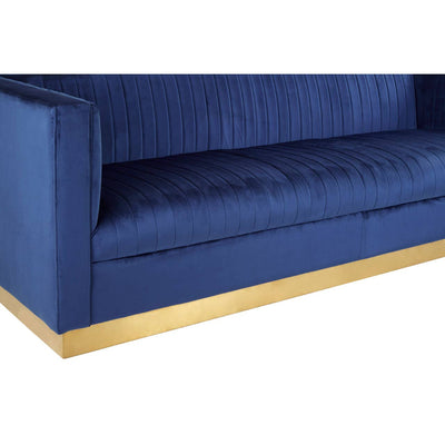 Noosa & Co. Living Opal 3 Seat Deep Blue Sofa House of Isabella UK