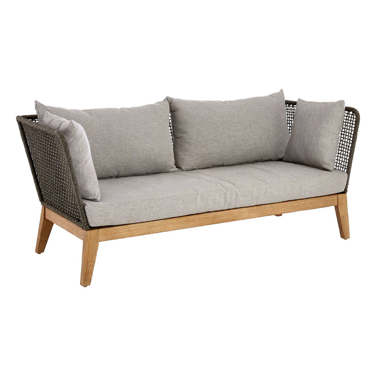 Opus 3 Seat Grey Sofa.