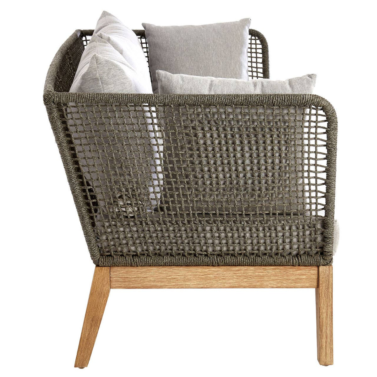 Opus 3 Seat Grey Sofa.