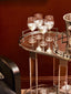 Noosa & Co. Living Oria Drinks Trolley in Metallic Frame House of Isabella UK