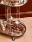 Noosa & Co. Living Oria Drinks Trolley in Metallic Frame House of Isabella UK