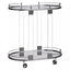 Noosa & Co. Living Oria Drinks Trolley in Metallic Frame House of Isabella UK