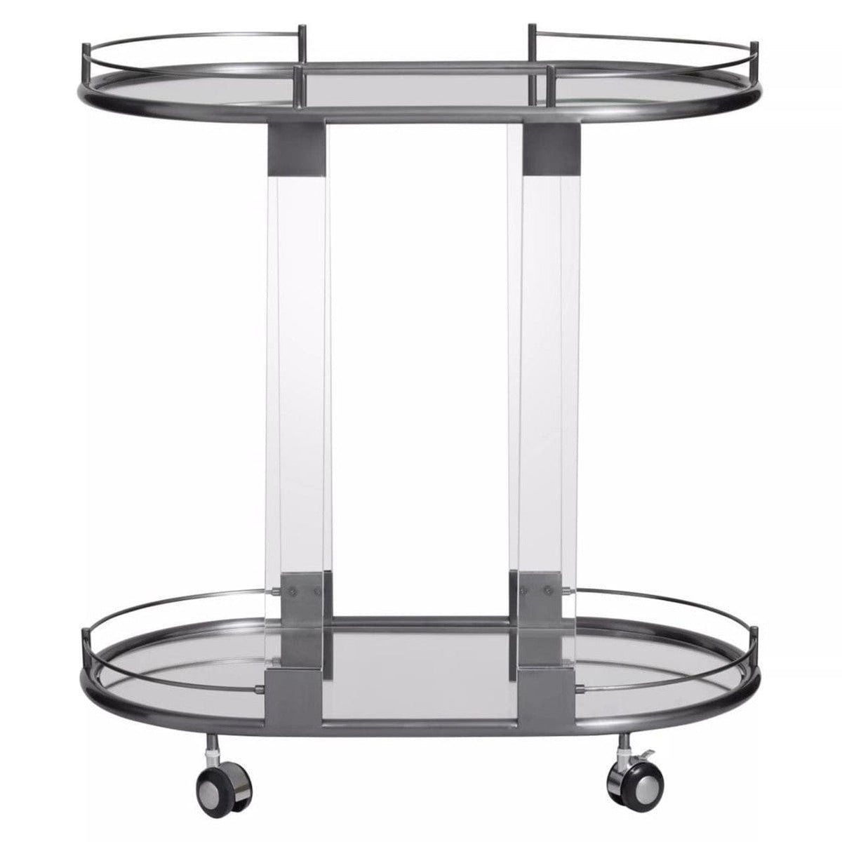 Noosa & Co. Living Oria Drinks Trolley in Metallic Frame House of Isabella UK