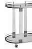 Noosa & Co. Living Oria Drinks Trolley in Metallic Frame House of Isabella UK