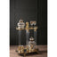 Noosa & Co. Living Oria Drinks Trolley With Warm Gold Metallic Frame House of Isabella UK