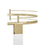 Noosa & Co. Living Oria Drinks Trolley With Warm Gold Metallic Frame House of Isabella UK
