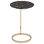 Noosa & Co. Living Oria End Table With Black Marble Effect Glass Top House of Isabella UK
