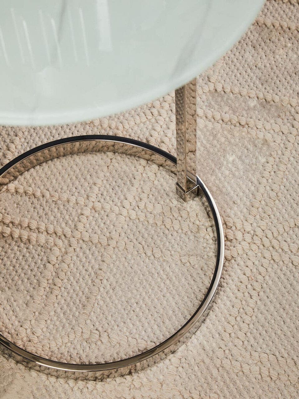 Noosa & Co. Living Oria End Table With White Marble Effect Top House of Isabella UK