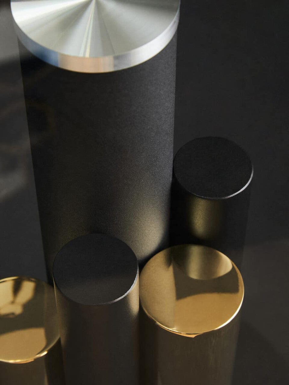 Noosa & Co. Living Oria Glass Gold And Black Base Side Table House of Isabella UK