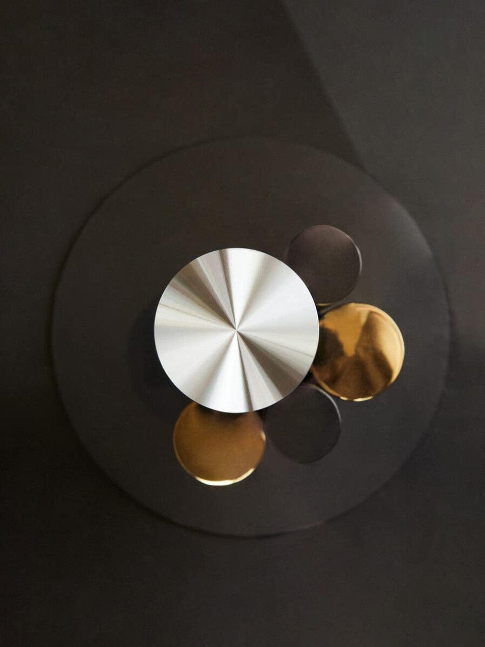 Noosa & Co. Living Oria Glass Gold And Black Base Side Table House of Isabella UK