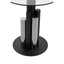 Noosa & Co. Living Oria Glass Silver And Black Base Side Table House of Isabella UK