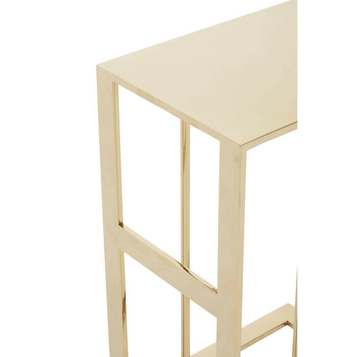 Oria Gold Side Table.