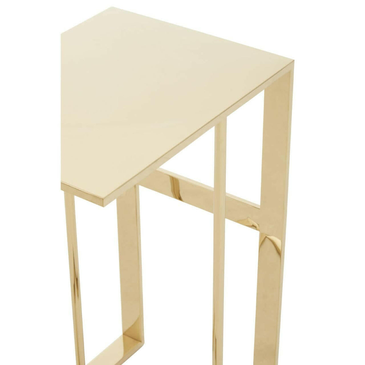 Oria Gold Side Table.