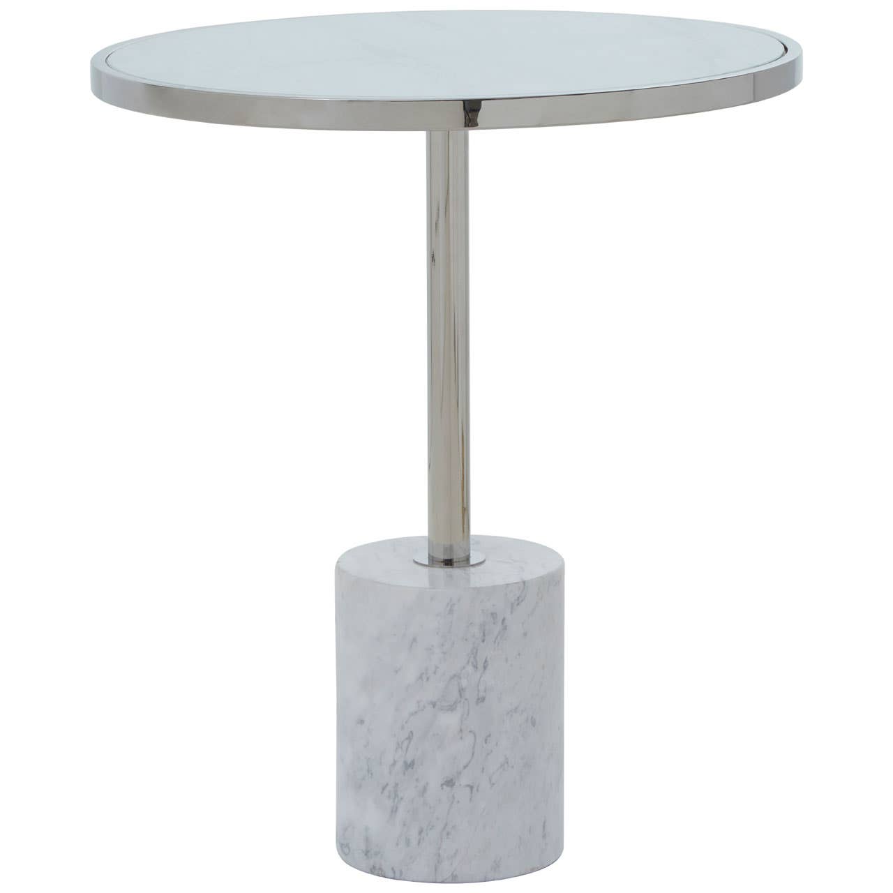 Noosa & Co. Living Oria Silver Frame End Table House of Isabella UK