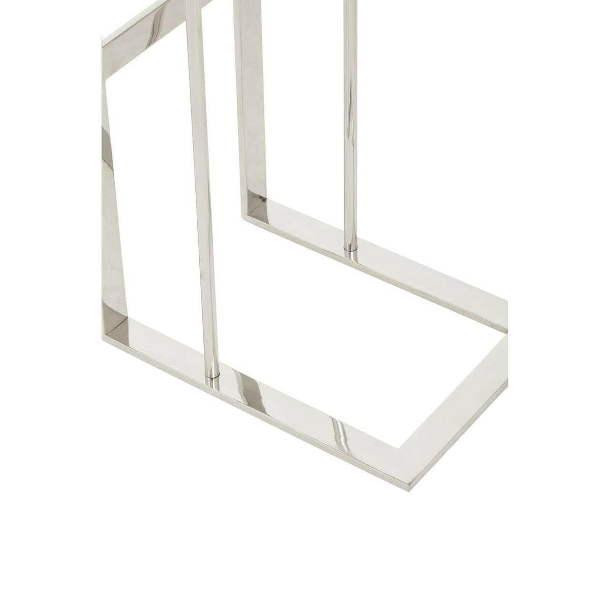 Oria Silver Side Table.