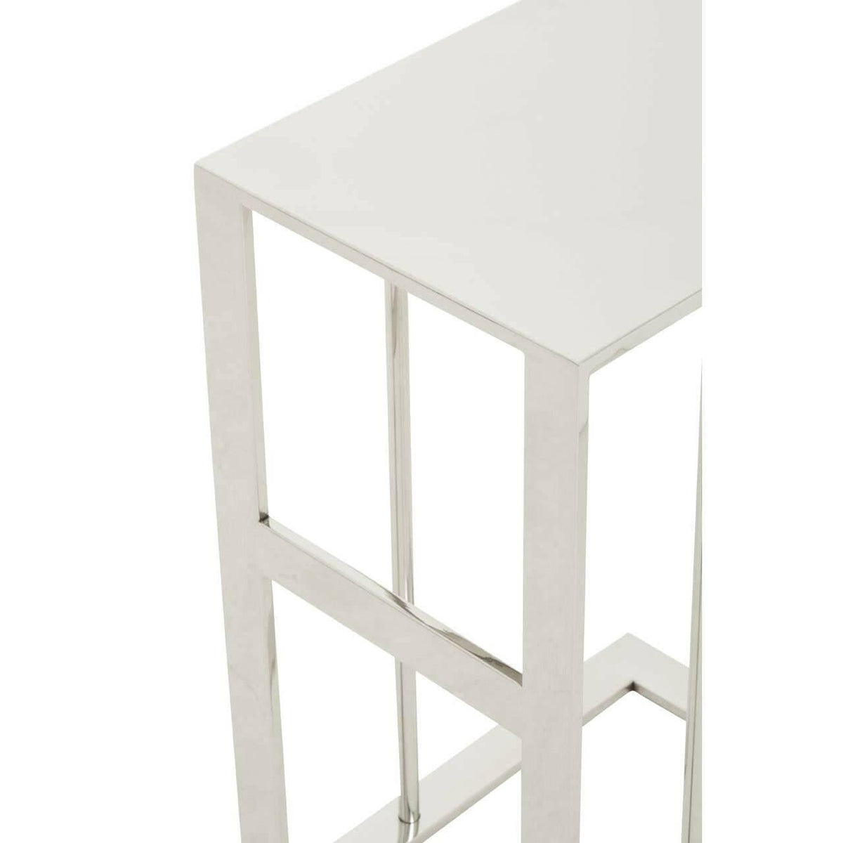 Oria Silver Side Table.