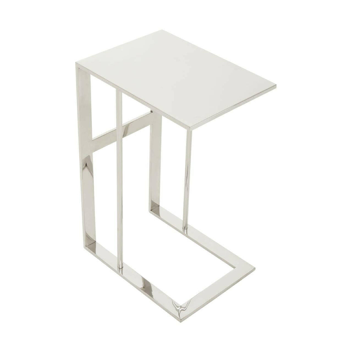 Oria Silver Side Table.