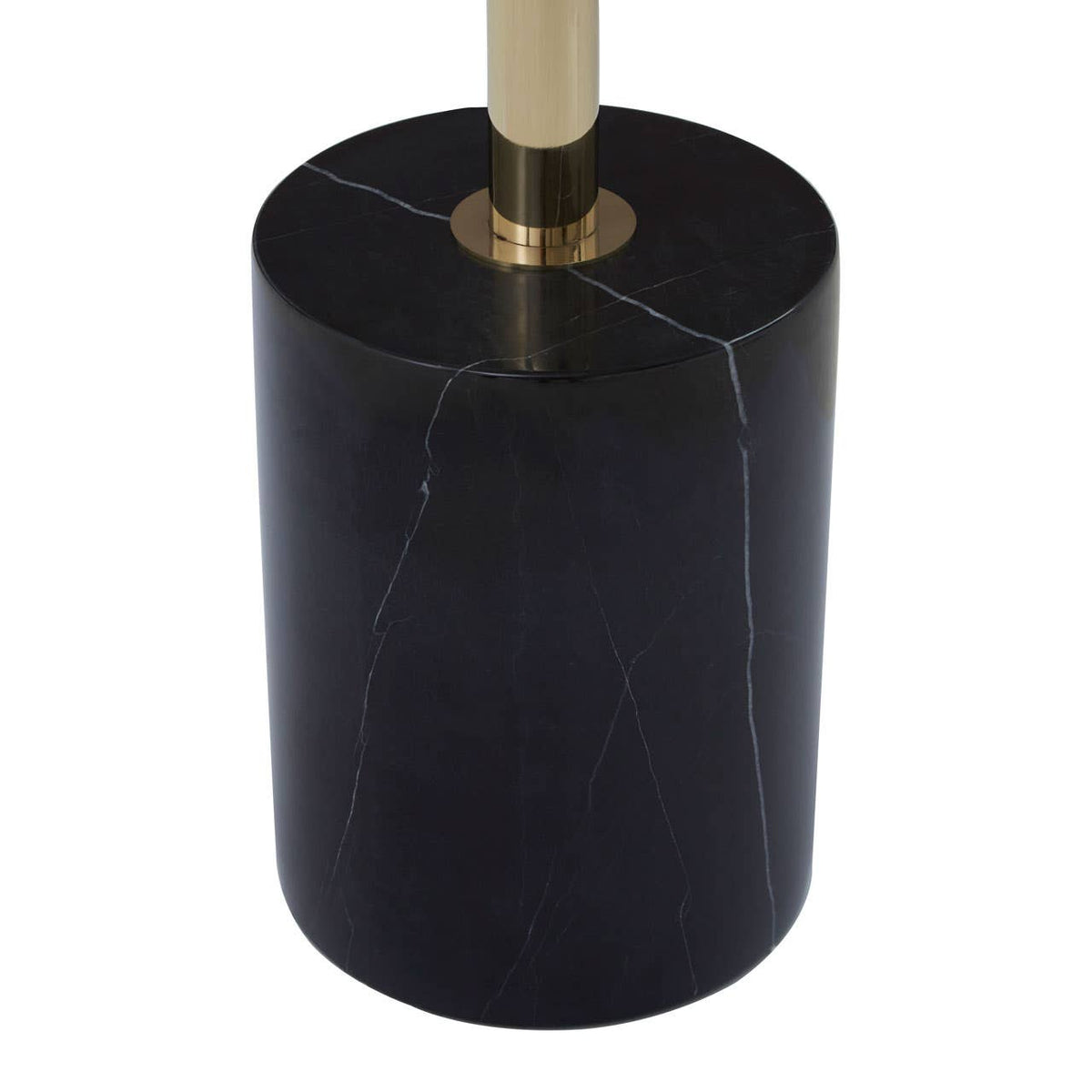 Oria Warm Metallic End Table.