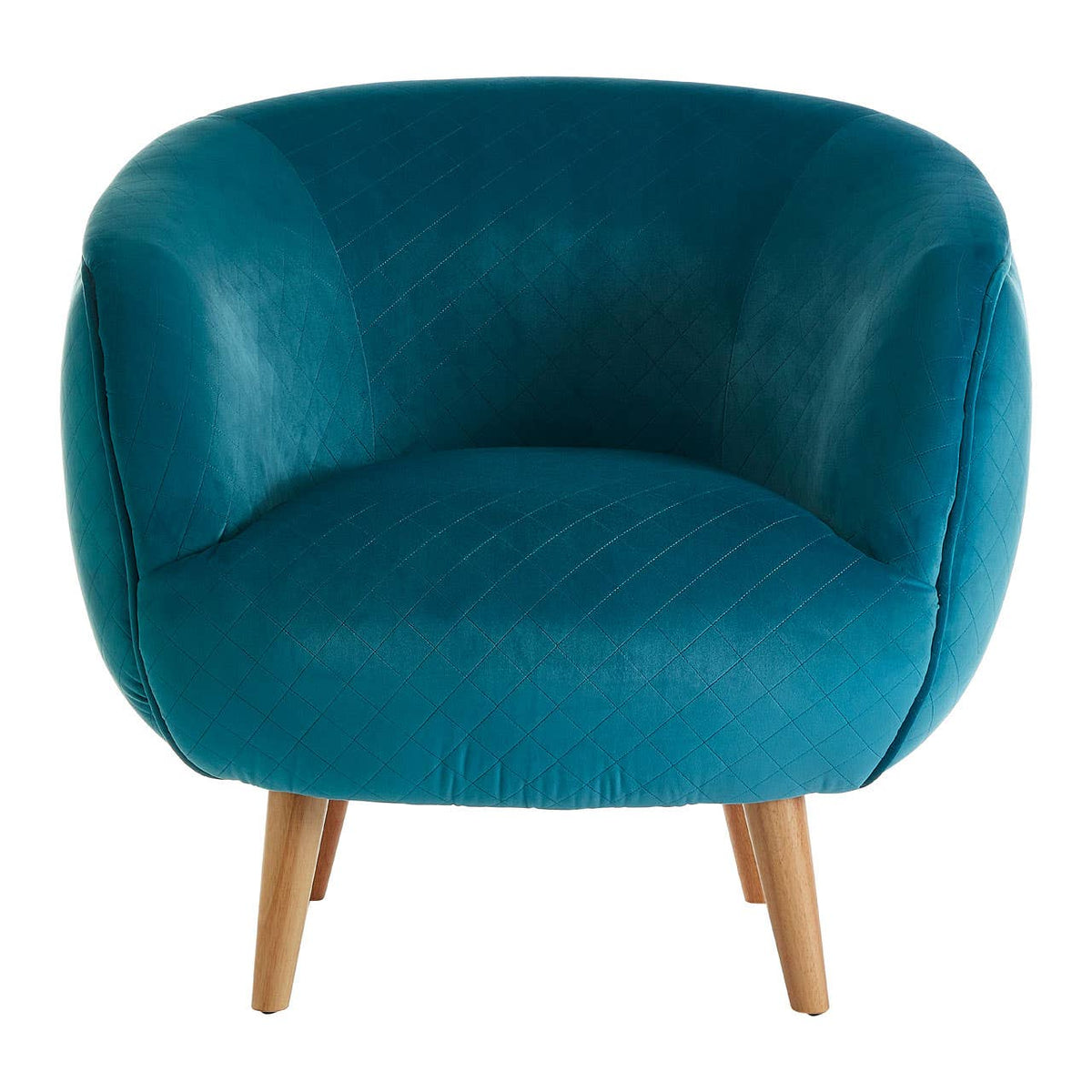 Oscar Teal Fabric Chair.