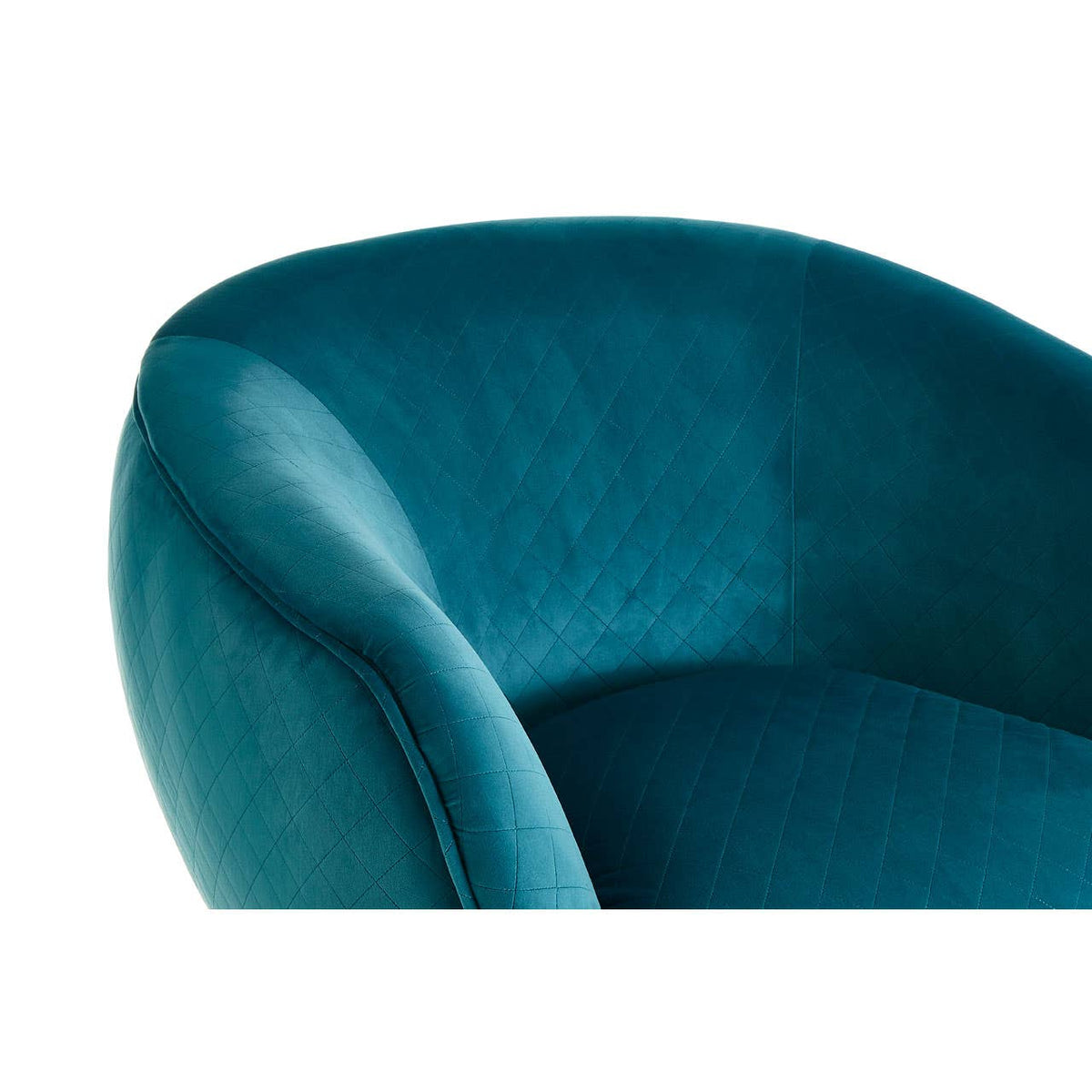 Oscar Teal Fabric Chair.