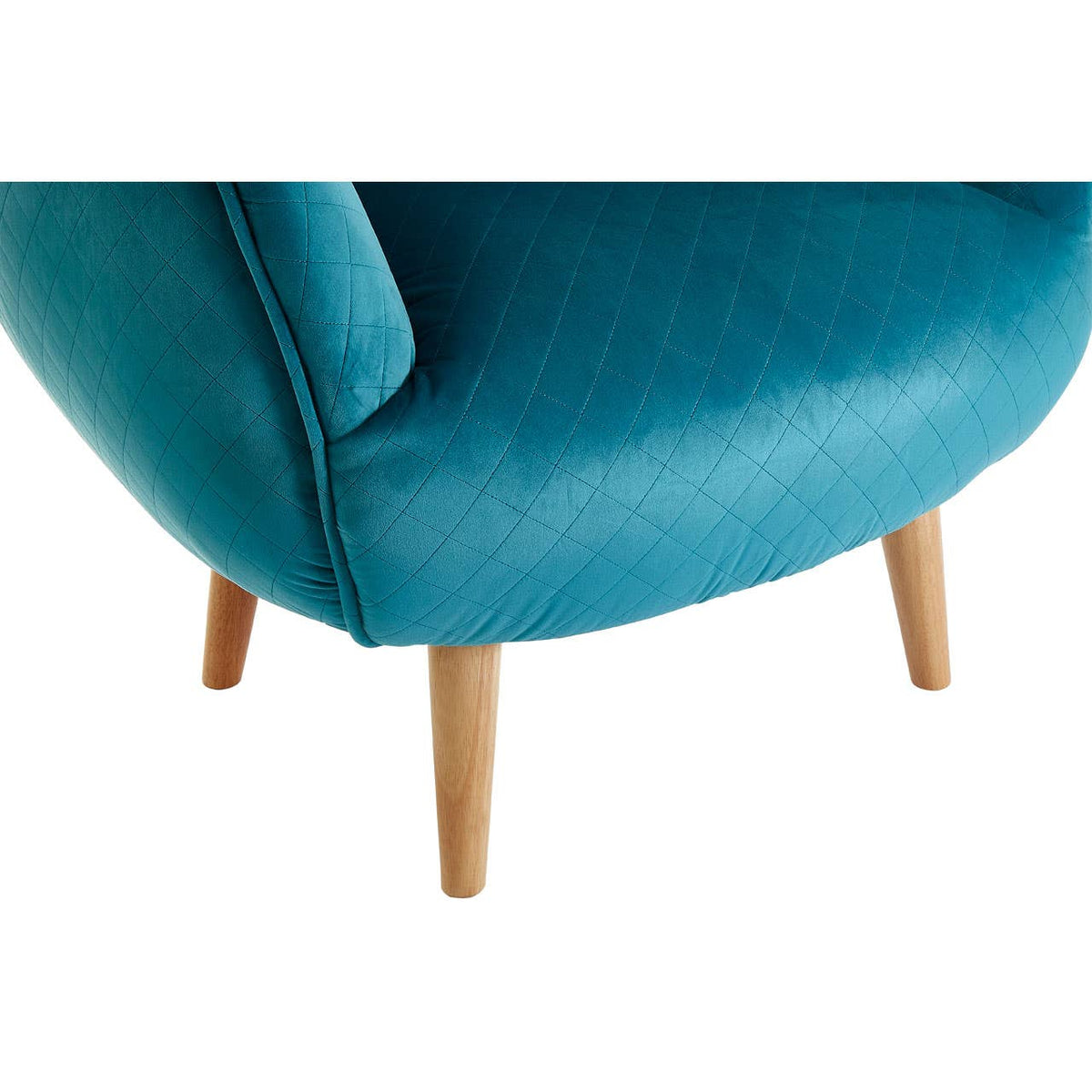 Oscar Teal Fabric Chair.