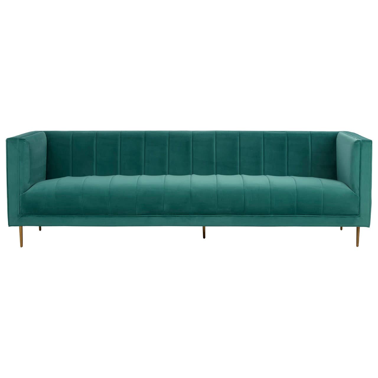 Noosa & Co. Living Otylia 3 Seat Green Sofa House of Isabella UK