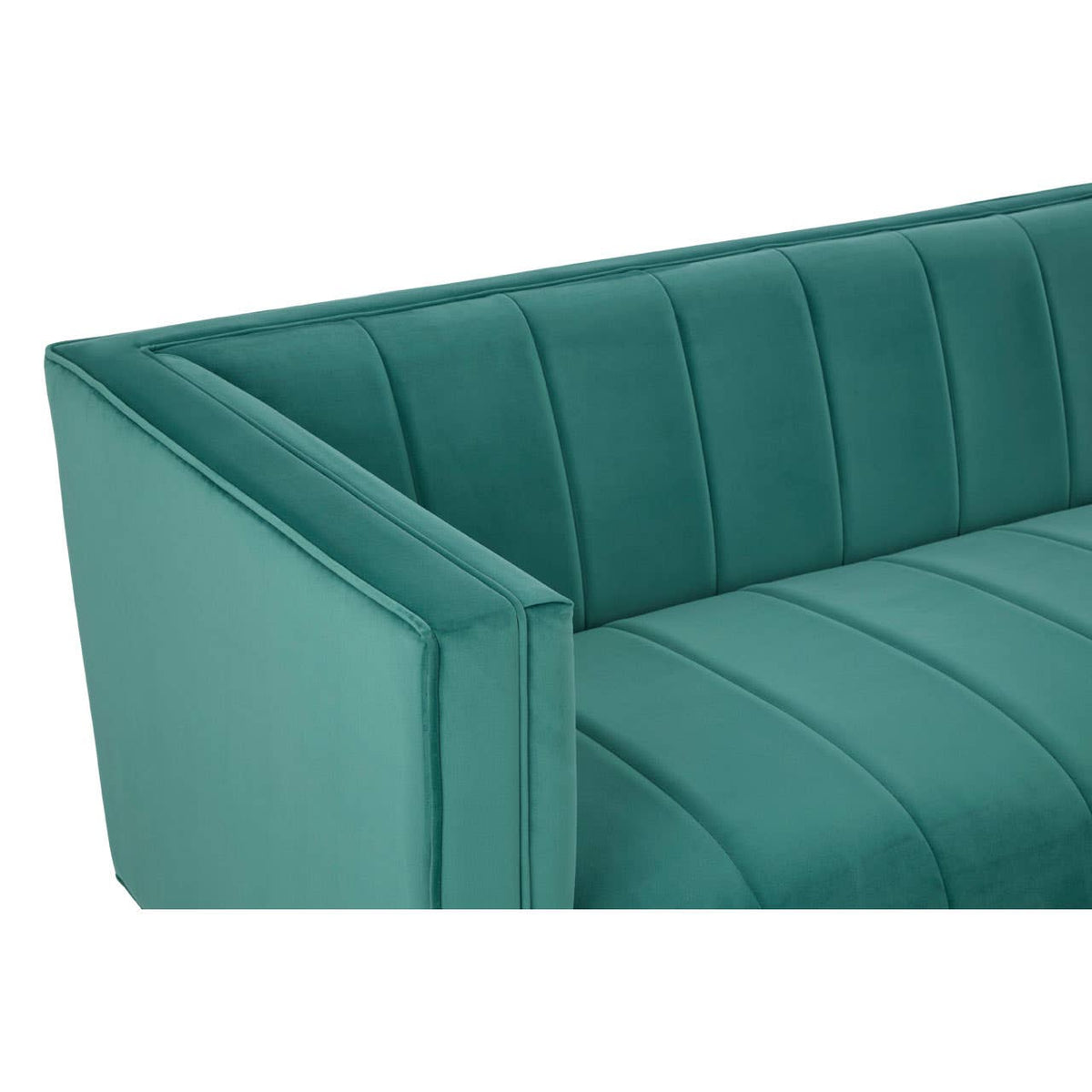 Otylia 3 Seat Green Sofa.
