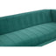 Otylia 3 Seat Green Sofa.