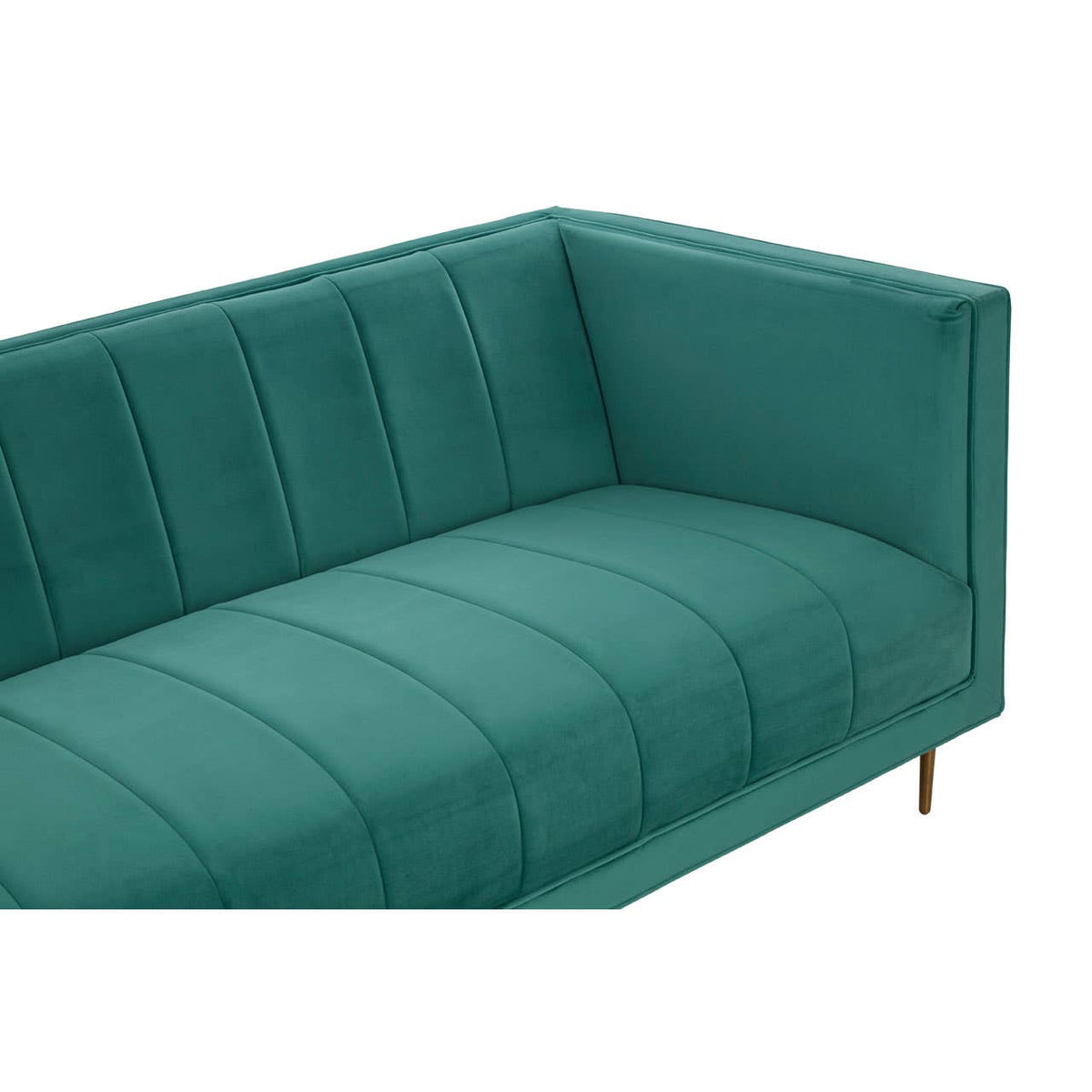 Otylia 3 Seat Green Sofa.