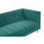Otylia 3 Seat Green Sofa.