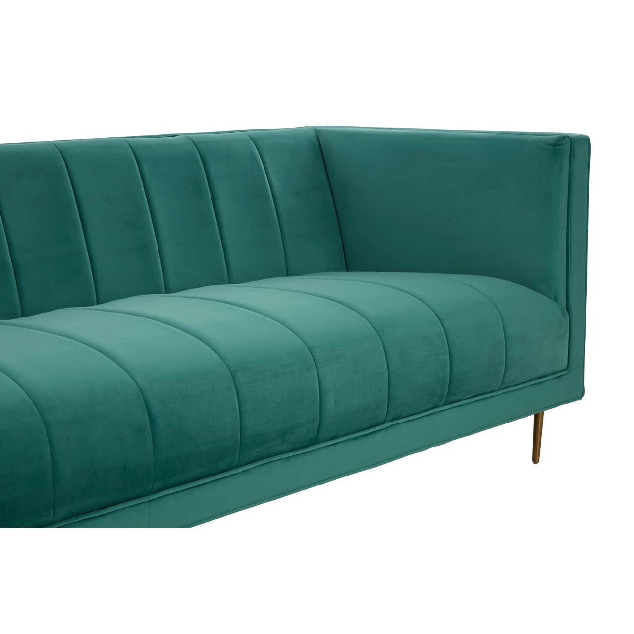 Noosa & Co. Living Otylia 3 Seat Green Sofa House of Isabella UK